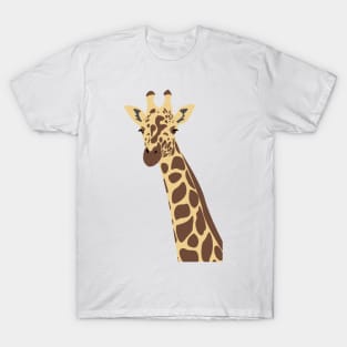 Vectorised image of a giraffe T-Shirt